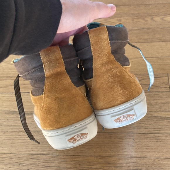 VANS Off The Wall SK8-Hi Suede High top brown Men's 6.5 Women’s 8 , No box - Picture 6 of 7